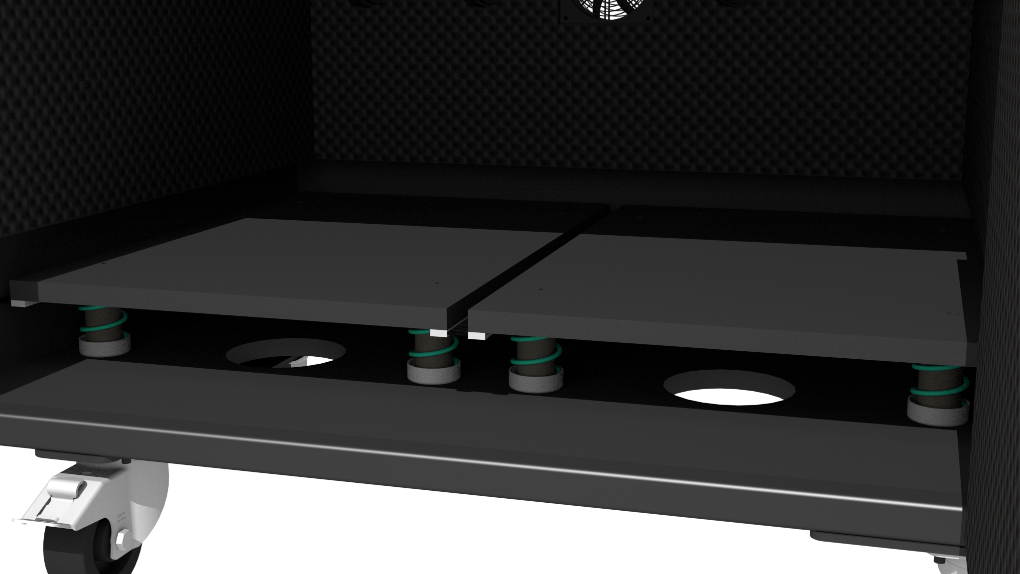 NOISE ENCLOSURE FOR VACUUM PUMPS ionBench